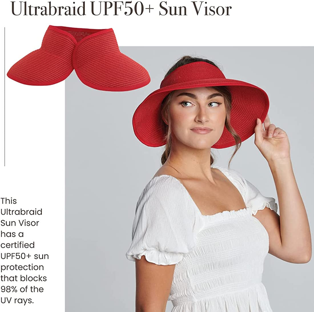 San Diego Hat Company Women'S UBV002OSRED, Red, One Size Apparel & Accessories > Clothing Accessories > Hats San Diego Hat Co.