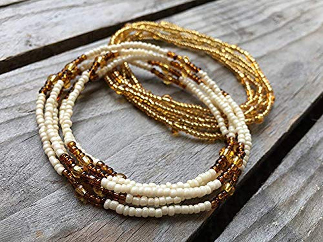 Tuoshei 12 Pieces Summer Jewelry Waist Bead Set Colorful Waist Bead Belly Bead African Waist Bead Body Chain Beaded Belly Chain Bikini Jewelry for Woman Girl (12PCS Style7) (Style 1) Apparel & Accessories > Jewelry > Body Jewelry Tuoshei