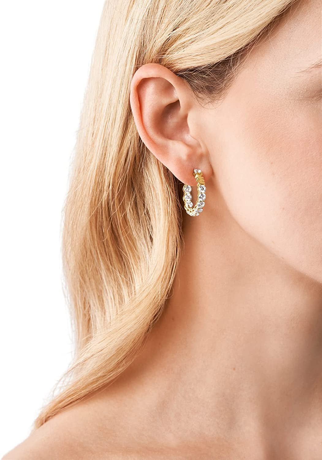 Michael Kors Women'S Gold-Tone Brass Hoop Earring (Model: MKJ7310710) Apparel & Accessories > Jewelry > Earrings Michael Kors