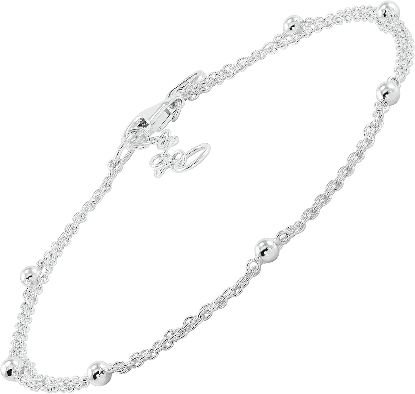 Silpada .925 Sterling Silver Anklet, Ankle Bracelet for Women, Jewelry Gift Idea, Bohemian Chic', 9" + 1" Apparel & Accessories > Jewelry > Anklets Richline Group
