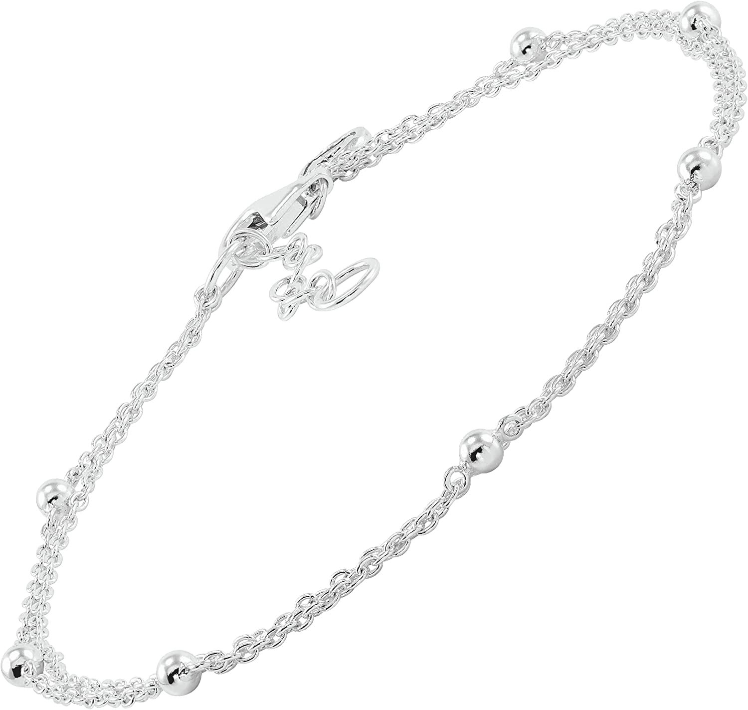 Silpada .925 Sterling Silver Anklet, Ankle Bracelet for Women, Jewelry Gift Idea, Bohemian Chic', 9" + 1" Apparel & Accessories > Jewelry > Anklets Richline Group