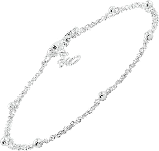 Silpada .925 Sterling Silver Anklet, Ankle Bracelet for Women, Jewelry Gift Idea, Bohemian Chic', 9" + 1" Apparel & Accessories > Jewelry > Anklets Richline Group