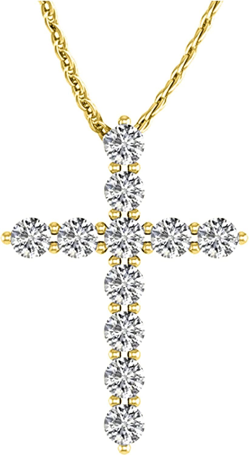 2 Carat 14K Gold Cross Value Collection Yellow Gold / 2.02 carats