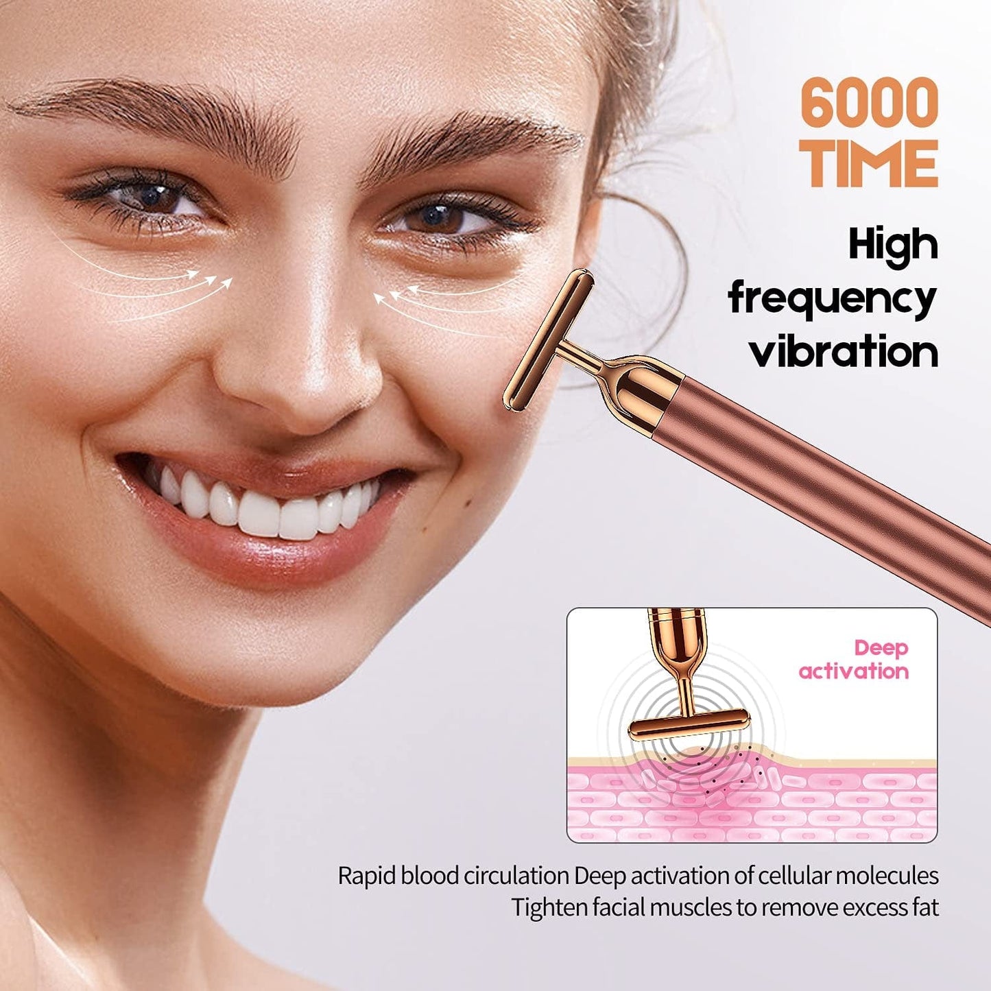 2 in 1 Face Massager Roller Electric Face Roller, 3D Roller and T Shape Face Massager Kit Gift Set for Face Skin Care Tools Health & Beauty > Personal Care > Cosmetics > Cosmetic Tools > Skin Care Tools SSGP