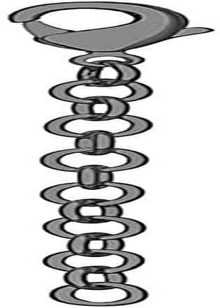 2" Necklace Extender for Women, Fashion Jewelry, Lobster Clasp GUNMETAL