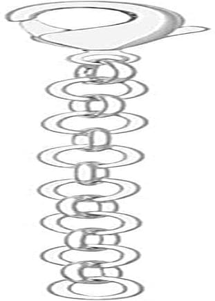 2" Necklace Extender for Women, Fashion Jewelry, Lobster Clasp RHODIUM