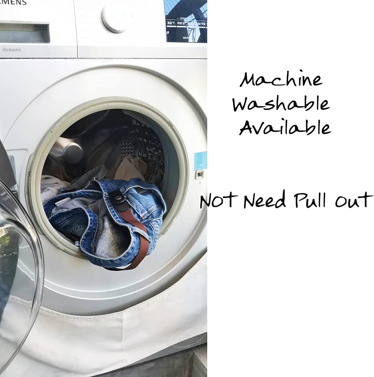 2 Pack No Buckle Free Elastic Belt for Women Men, Comfortable Adjustable Invisible Stretch Waist Belt for Jeans Shorts Pants Apparel & Accessories > Clothing Accessories > Belts Ultrashang