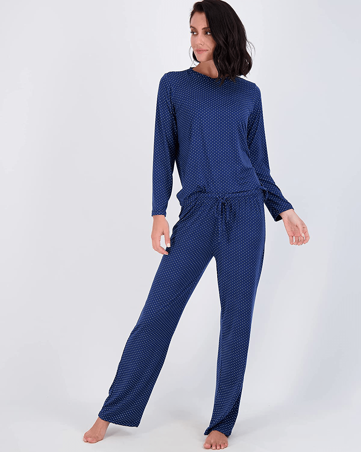 2 Pack: Women’s Pajama Set Super-Soft Short & Long Sleeve Top with Pants Apparel & Accessories > Clothing > Sleepwear & Loungewear > Pajamas Real Essentials