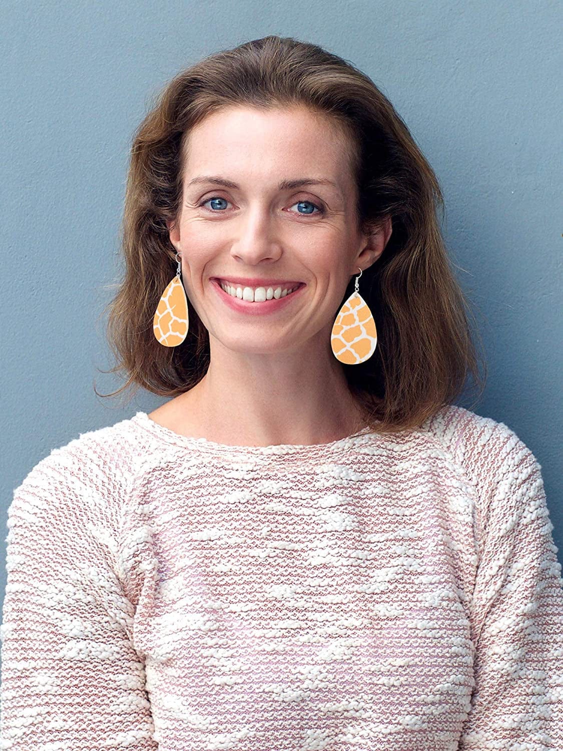 20 Pairs Faux Leather Earrings Lightweight Leaf Earring Teardrop Fall Dangle Earrings for Halloween Christmas Party Apparel & Accessories > Jewelry > Earrings Hicarer