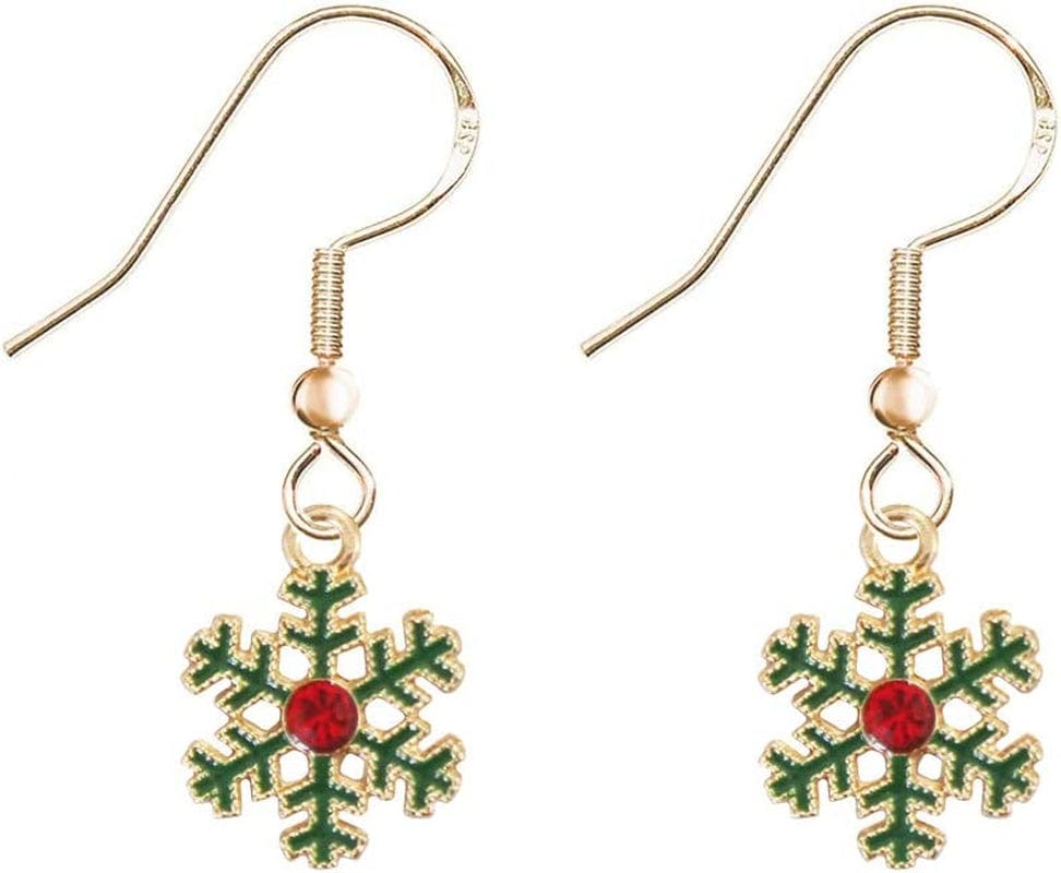 20 Pcs Gold Christmas Tree Snowflake Snowman Angel Enamel Charms Pendant,Dainty Gold Charms Pendants Crafting Accessories for Christmas Theme and Necklace Bracelet Jewelry DIY Making