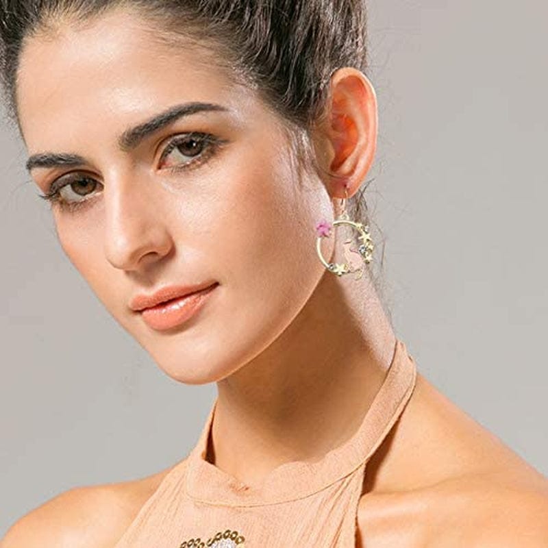 20 Pcs Gold Plated Enamel Flower Cat Charms Pendant for Jewelry Making Necklace Bracelet Earring and Slime DIY Jewelry Accessories Charms (M451)