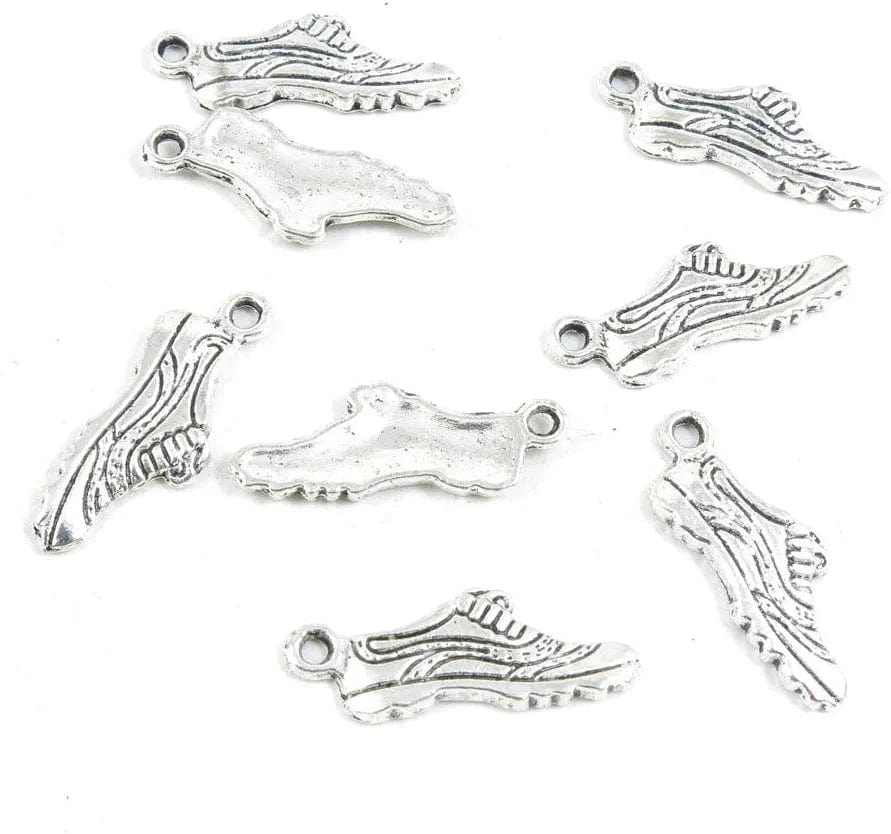 20 Pieces Antique Silver Tone Jewelry Making Charms Pendant Findings Craft Supplies Bulk Lots Arts T1YW5 Sports Shoes Sneakers 330