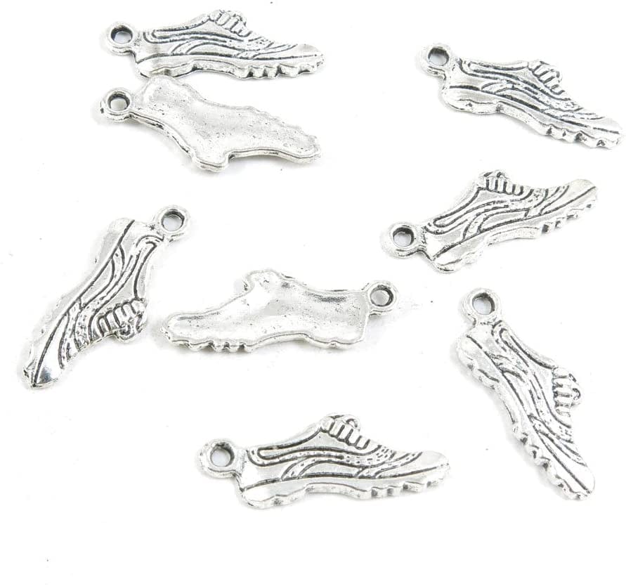 20 Pieces Antique Silver Tone Jewelry Making Charms Pendant Findings Craft Supplies Bulk Lots Arts T1YW5 Sports Shoes Sneakers 730