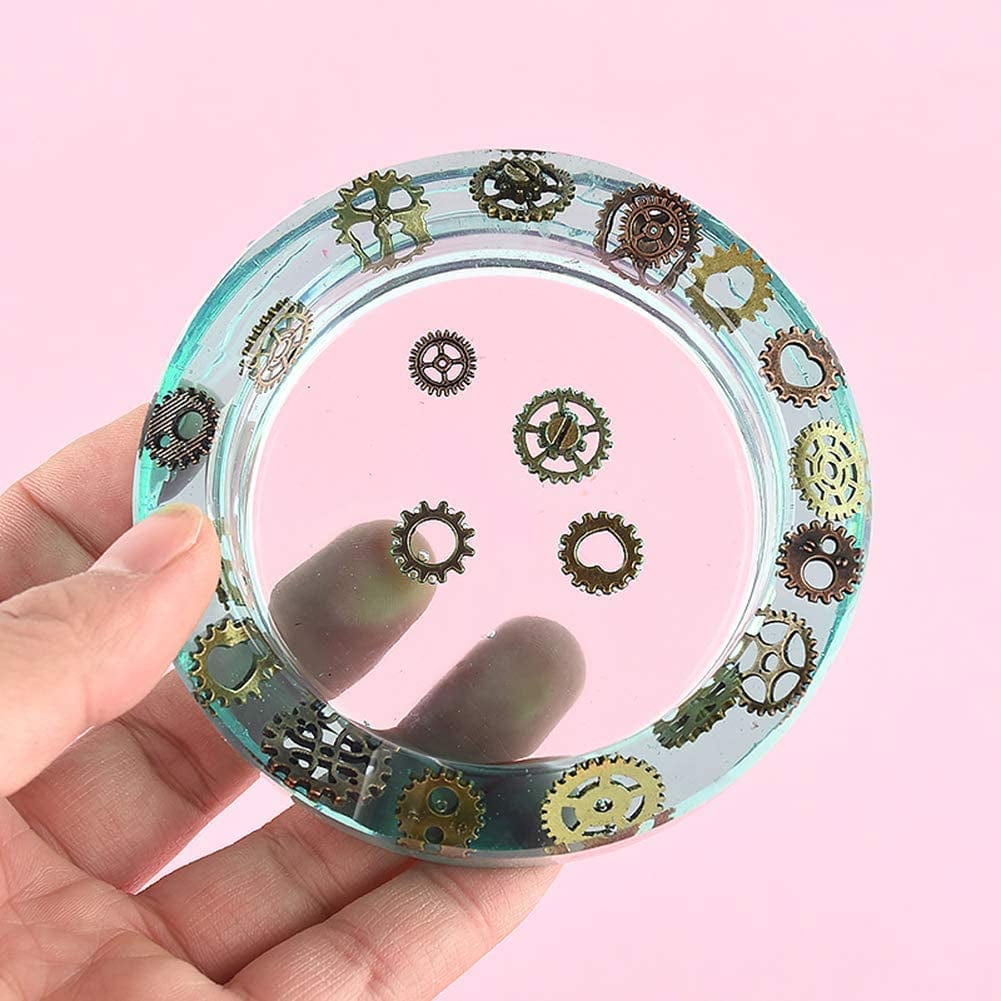 200 Gram Antique Metal DIY Pendant Clock Watch Wheel Gear Cog for Jewelry Making