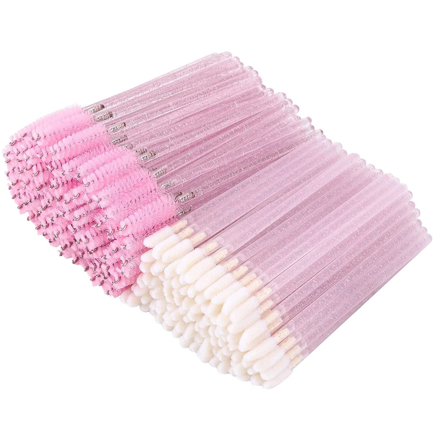 200 Lip Brush and Eyebrow Spoolie, Crystal Disposable Lipstick Applicator, Mascara Wands, Makeup Beauty Tool Kits (Black) Health & Beauty > Personal Care > Cosmetics > Cosmetic Tools > Makeup Tools Tbestmax 1-Pink*200 Pcs