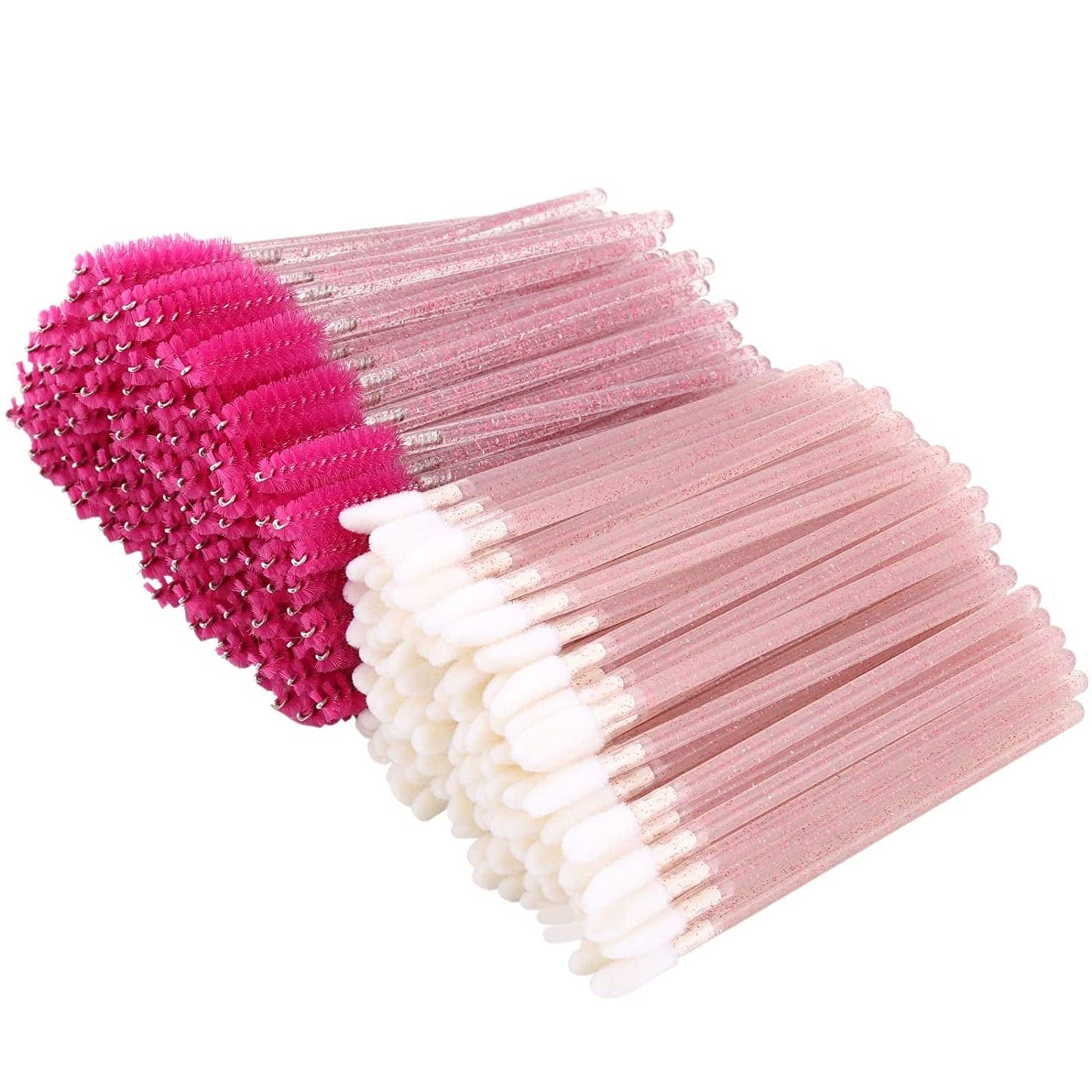 200 Lip Brush and Eyebrow Spoolie, Crystal Disposable Lipstick Applicator, Mascara Wands, Makeup Beauty Tool Kits (Black) Health & Beauty > Personal Care > Cosmetics > Cosmetic Tools > Makeup Tools Tbestmax 2-Hotpink*200 Pcs