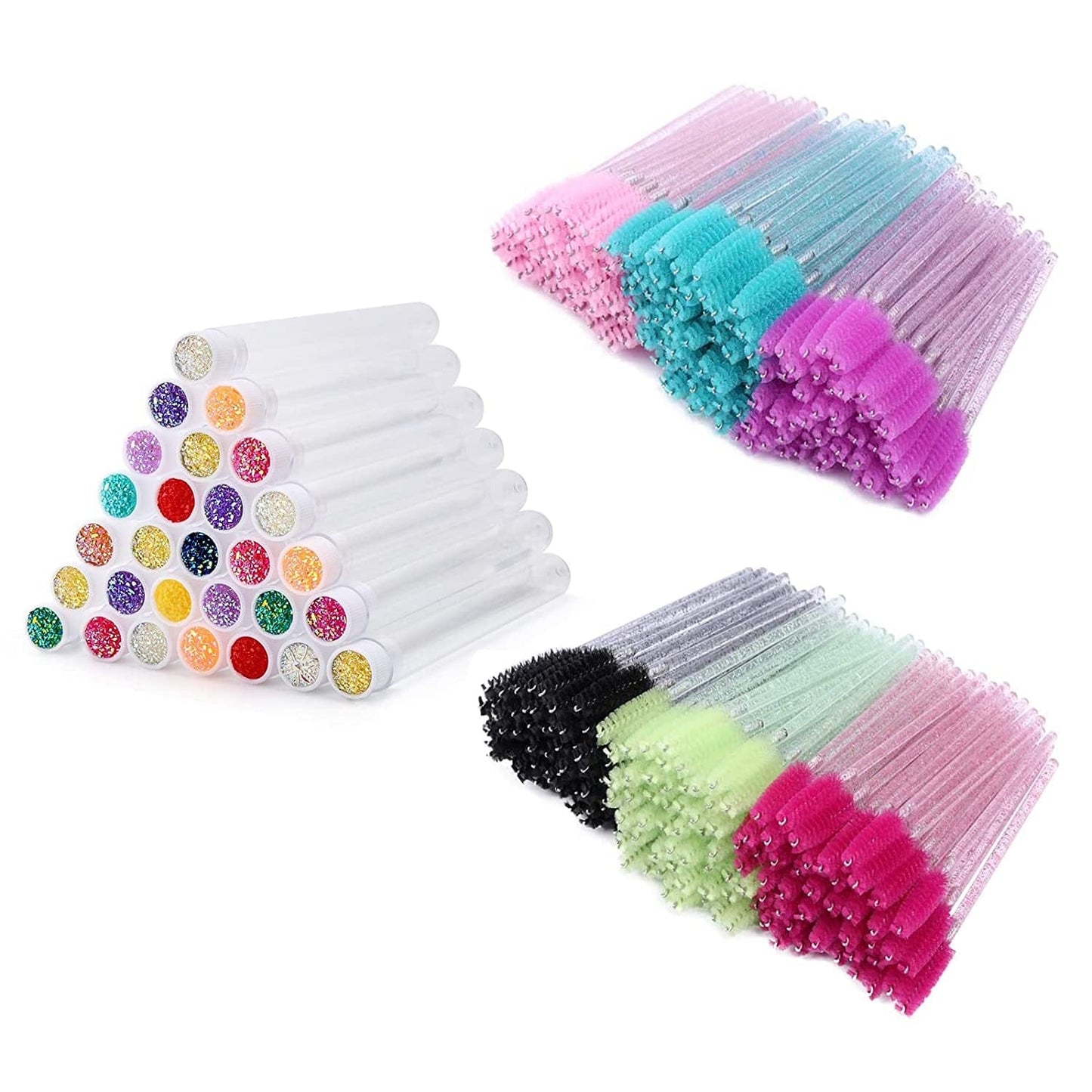 200 Lip Brush and Eyebrow Spoolie, Crystal Disposable Lipstick Applicator, Mascara Wands, Makeup Beauty Tool Kits (Black) Health & Beauty > Personal Care > Cosmetics > Cosmetic Tools > Makeup Tools Tbestmax 5-6 Colors+30 Tube
