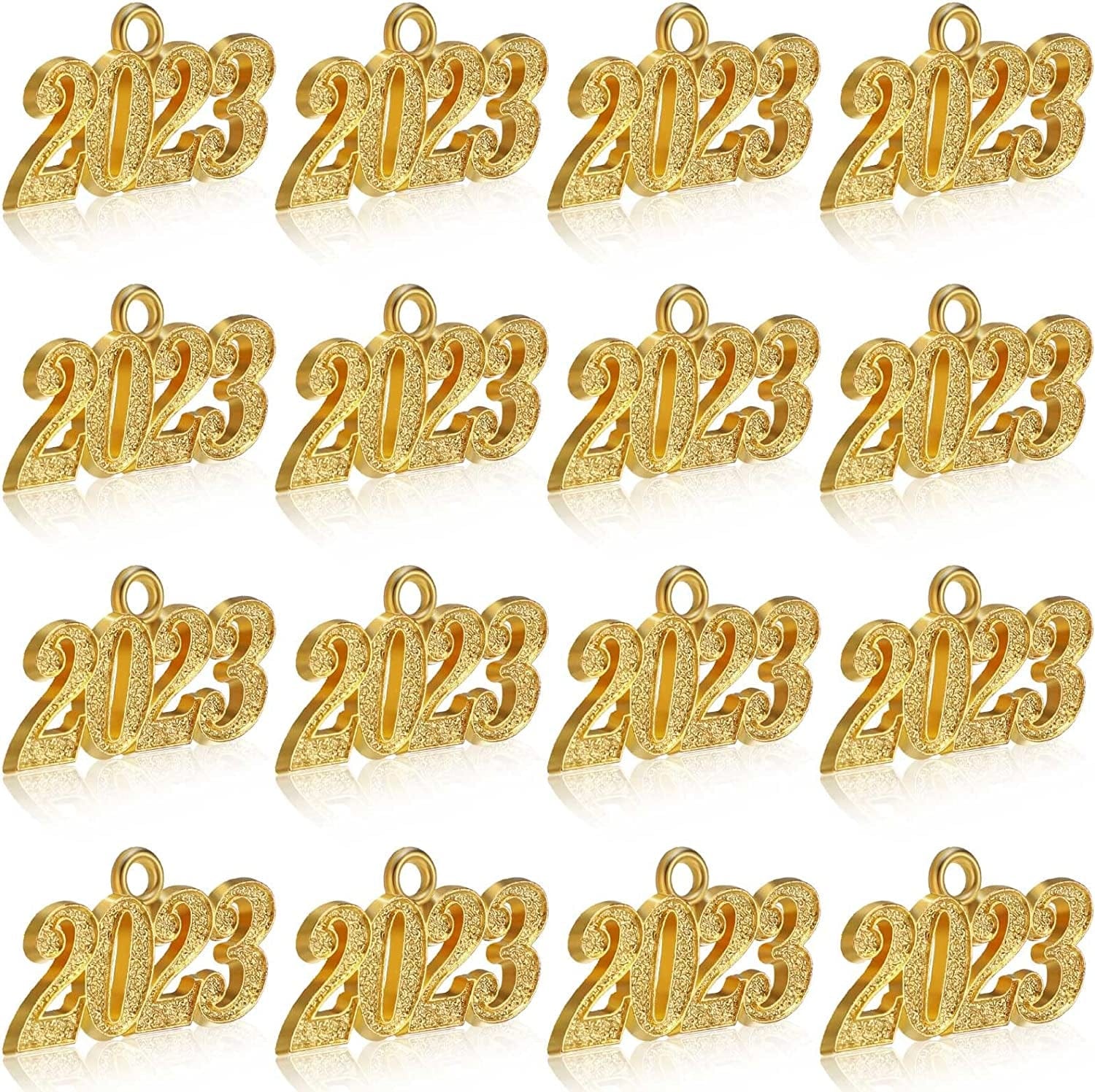 2023 Graduation Tassel Charm Gold Jewelry 2023 Year Charm for Graduation Tassel Graduation Hat Necklace Pendant Accessory DIY Making 16