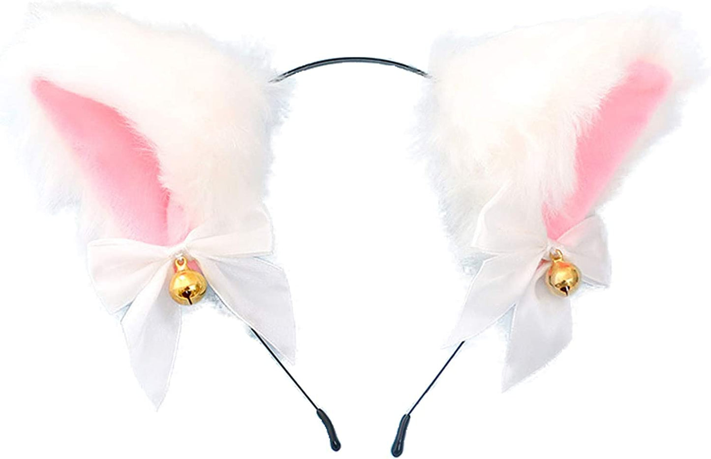 Faylay Cosplay Girl Plush Furry Cat Ears Headwear Accessory for Cam Girl Party Apparel & Accessories > Clothing Accessories > Headwear Faylay 2-bmflbhdj