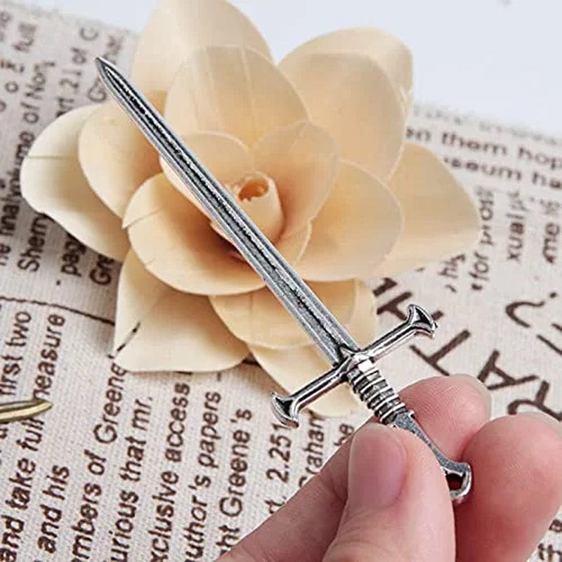 20Pcs 88X25Mm 3D Sword Pendant Charms Antique Silver Tone Making Jewelry