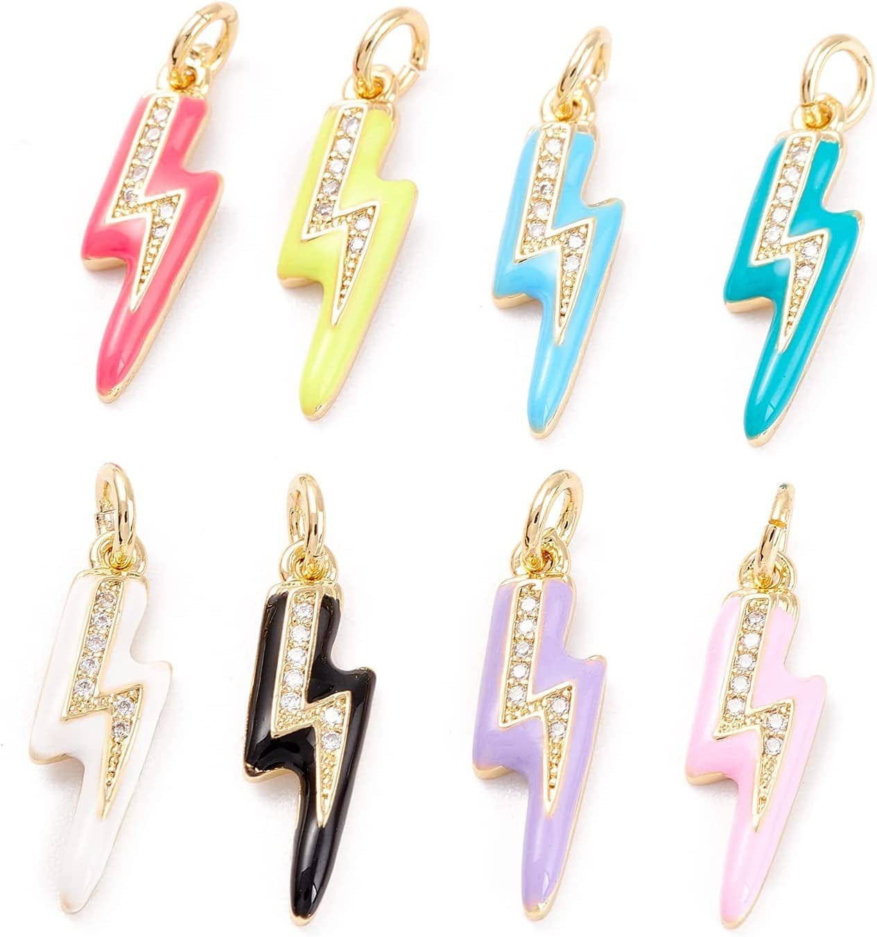 20Pcs Yin Yang Enamel Charm 21X18Mm Double Sided Enamel Yoga Meditation Dangle Charm Pendants for Earrings Necklace Bracelet Jewelry Making and Crafting Clear Cubic Zirconia Color