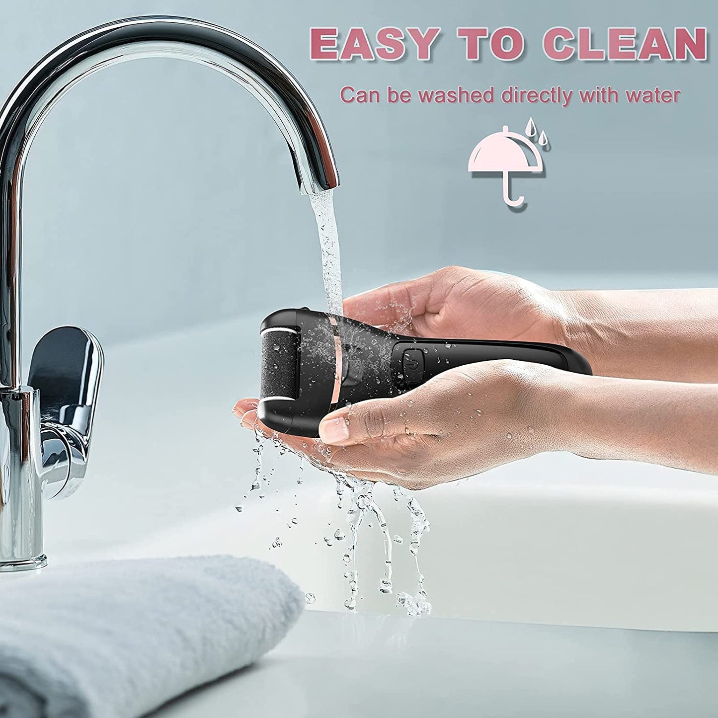 Electric Callus Remover for Feet with Rechargeable Waterproof 22 in 1 Professional Pedicure Kit,Foot Care Tools Wet & Dry Foot File for Dead Skin&Cracked Heel or Rough Hand with 3 Roller Heads 2 Speed Health & Beauty > Personal Care > Foot Care OTA