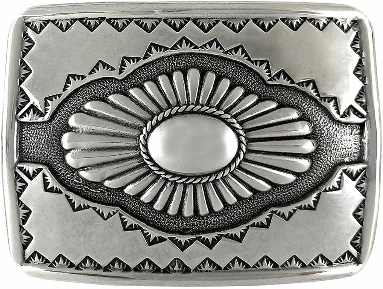 Western Antique Marijuana Hemp Leaf Turquoise Bead Turquoise Peace Sign Skulls Design Belt Buckle, Multi-Style Options Apparel & Accessories > Clothing Accessories > Belt Buckles Belts.com Type Buckle G68b - H8141 Antique Silver One Size