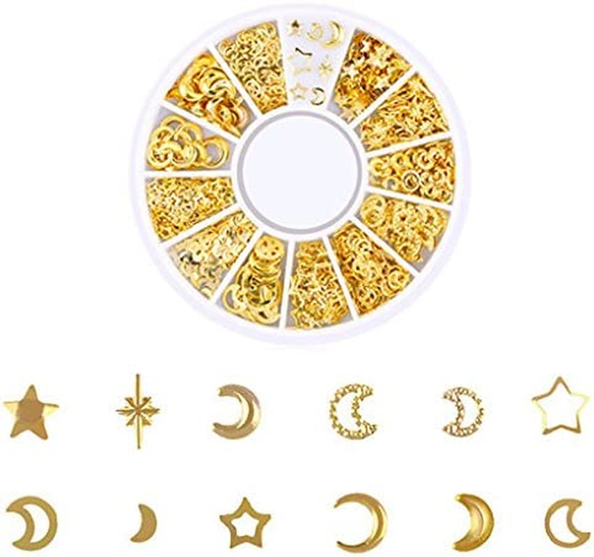 Ocean Nail Art Studs Gold Charms Summer Sea DIY Decoration Nail Art Sticker Tip Nail Sticker Sequins Colorful DIY Nail Art Decoration Tool (E) Health & Beauty > Personal Care > Cosmetics > Cosmetic Tools > Nail Tools LiPing C
