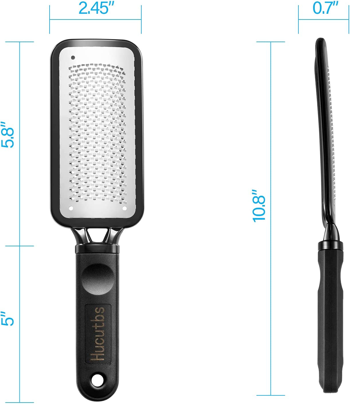 Pedicure Foot File Foot Rasp and Callus Remover, Professional Foot Care to Removes Hard Skin, Colossal Surgical Grade Stainless Steel File, Suitable for Wet and Dry Feet (10 Inch) Health & Beauty > Personal Care > Foot Care Hucutbs