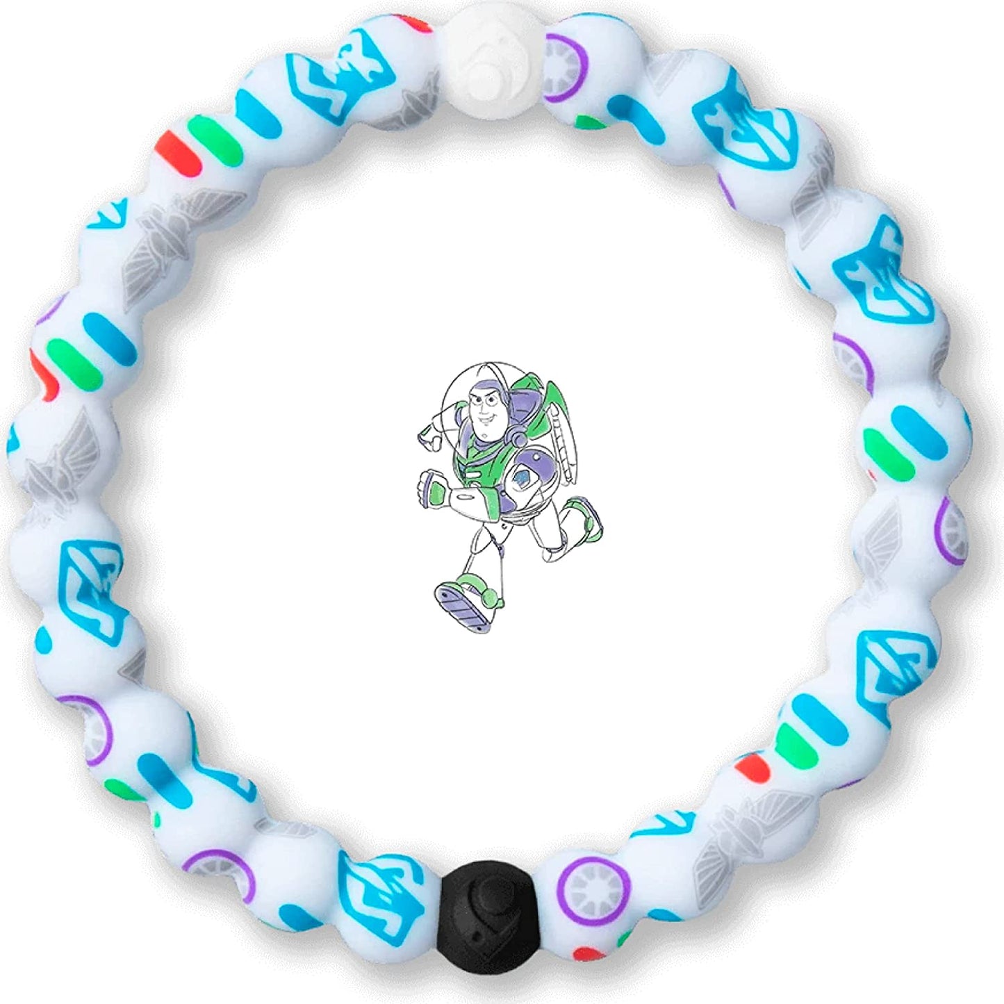 Lokai Disney & Pixar Collection Bracelets - Silicone Beaded Bracelets for Women & Men, Jewelry Fashion Bracelets Slide-On for Comfortable Fit Apparel & Accessories > Jewelry > Bracelets Lokai Buzz Lightyear 6.5 Inch - Medium
