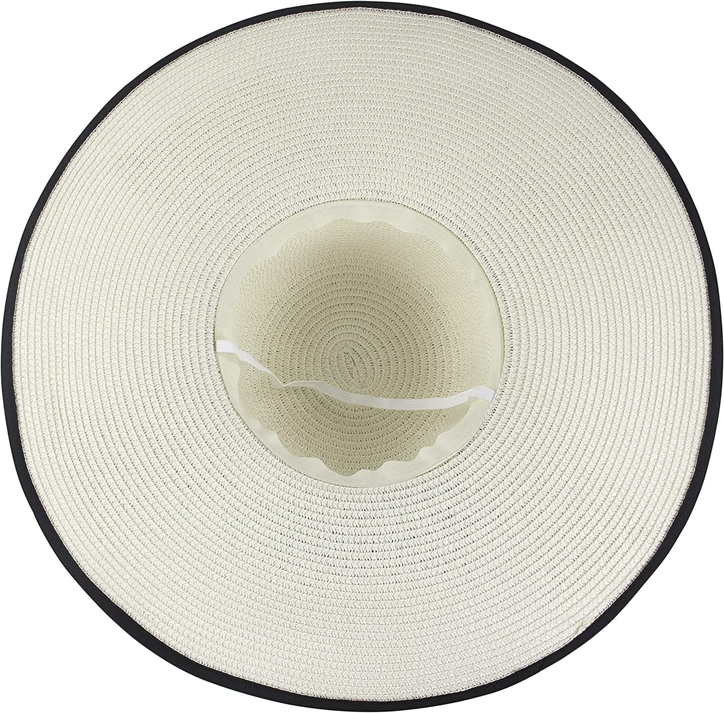 Muryobao Womens Sun Straw Hat Wide Brim UV UPF 50 Summer Hat Foldable Roll up Floppy Beach Cap for Women Apparel & Accessories > Clothing Accessories > Hats Muryobao