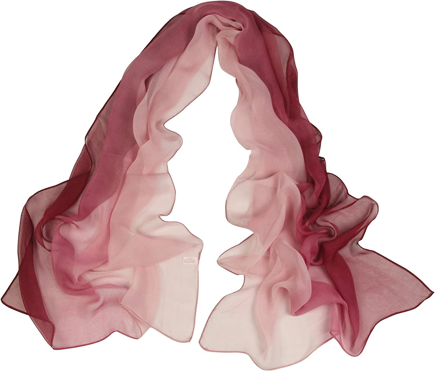 Long Chiffon Sheer Scarf Gradient - Pantonight Shaded Colors Lightweight Scarf for Womens Apparel & Accessories > Clothing Accessories > Scarves & Shawls PANTONIGHT Color 088