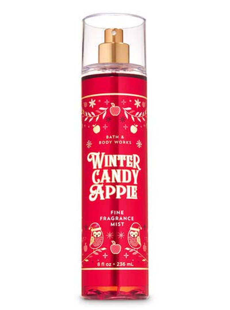 Bath and Body Works - Winter Candy Apple - Winter 2019 - Daily Trio - Shower Gel, Fine Fragrance Mist & Super Smooth Body Lotion Health & Beauty > Personal Care > Cosmetics > Bath & Body Bath and Body Works