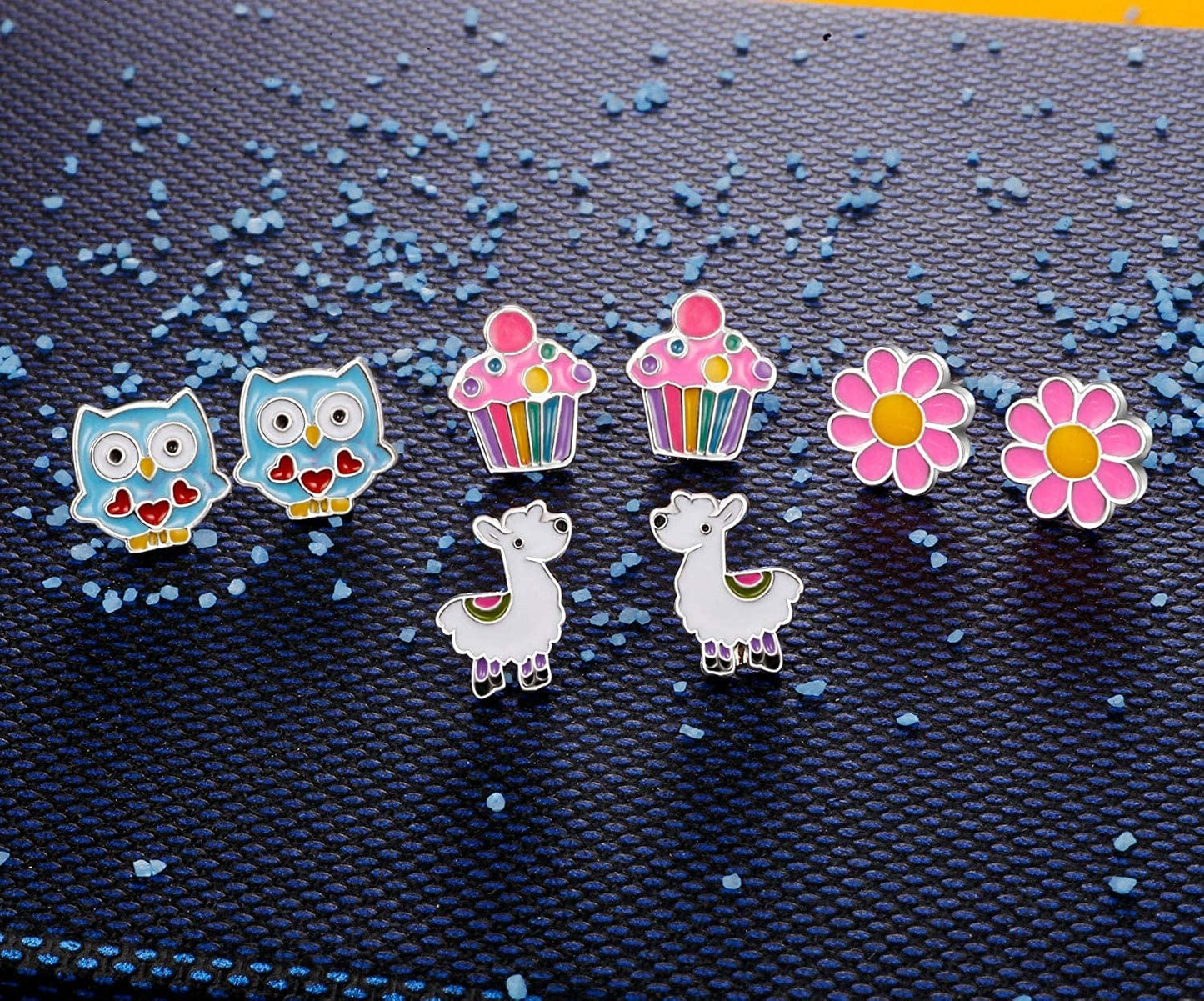 24/30/33 Pairs Hypoallergenic Earrings for Girls Sensitive Ears Studs Set - Cute Earrings for Teen Girls - CZ Stud Earrings for Little Girls - Animal Earrings for Kids
