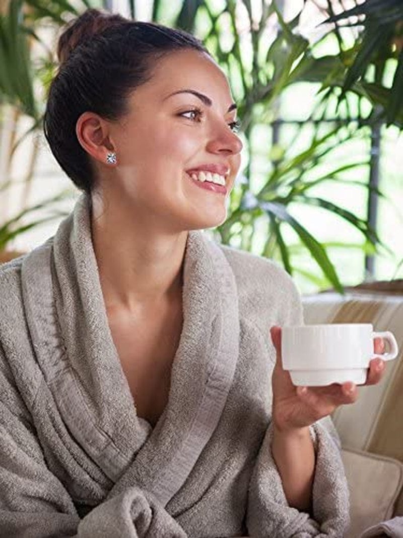 24 Pairs Stud Earrings Crystal Pearl Earring Set Ear Stud Jewelry for Girls Women Men, Silver and Gold