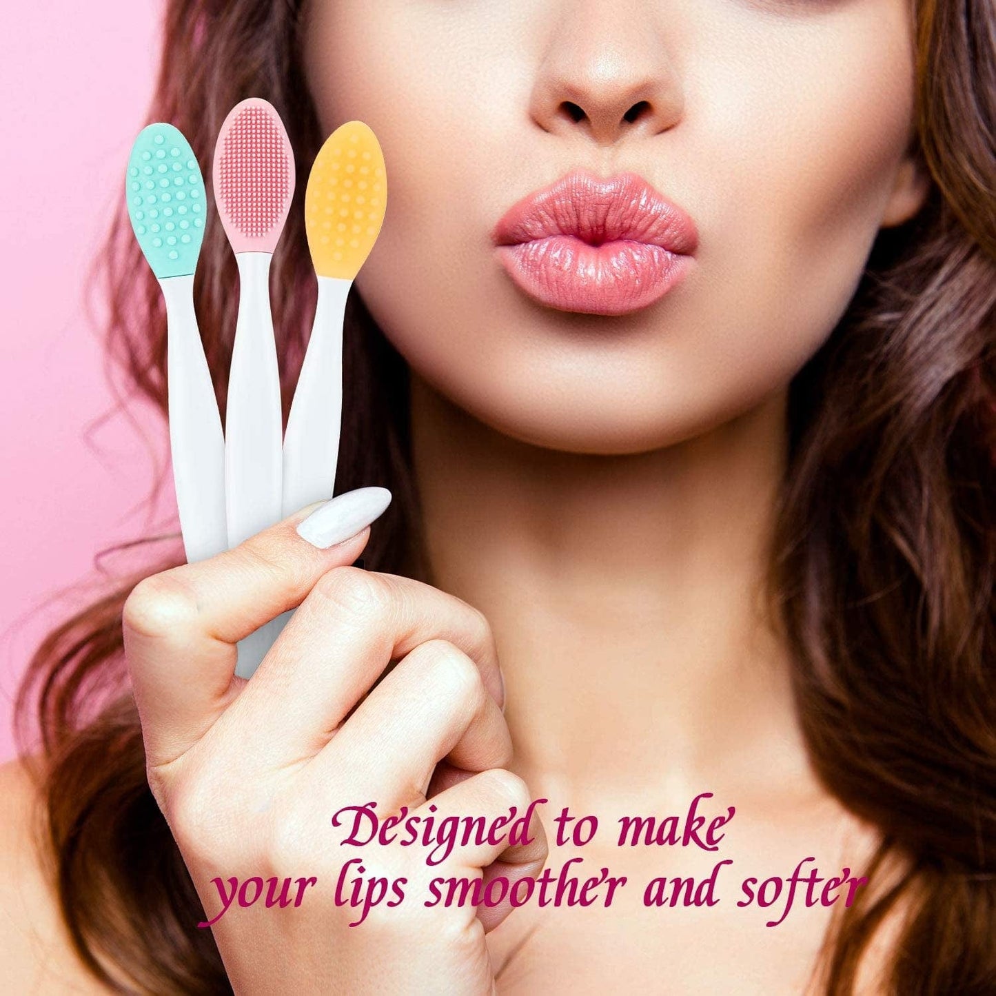 24 Pieces Double-Sided Silicone Exfoliating Lip Brush Brush Silicone Facial Scrubber Exfoliator Set Silicone Facial Cleaning Tool for DIY Facial Skin Care Health & Beauty > Personal Care > Cosmetics > Cosmetic Tools > Skin Care Tools Patelai