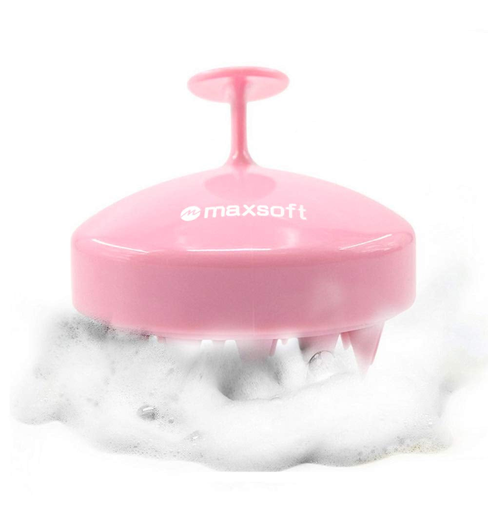 Hair Scalp Massager Shampoo Brush, Maxsoft Scalp Care Brush Health & Beauty > Personal Care > Hair Care Maxsoft Pink