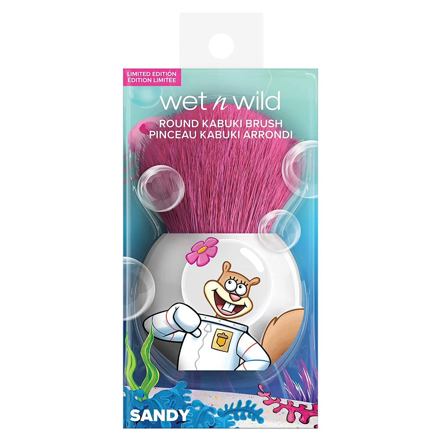 Wet N Wild 1114237, round Kabuki Brush Spongebob Squarepants Makeup Tools Cheeks round Foundation Brush, Sandy Health & Beauty > Personal Care > Cosmetics > Cosmetic Tools > Makeup Tools wet n wild