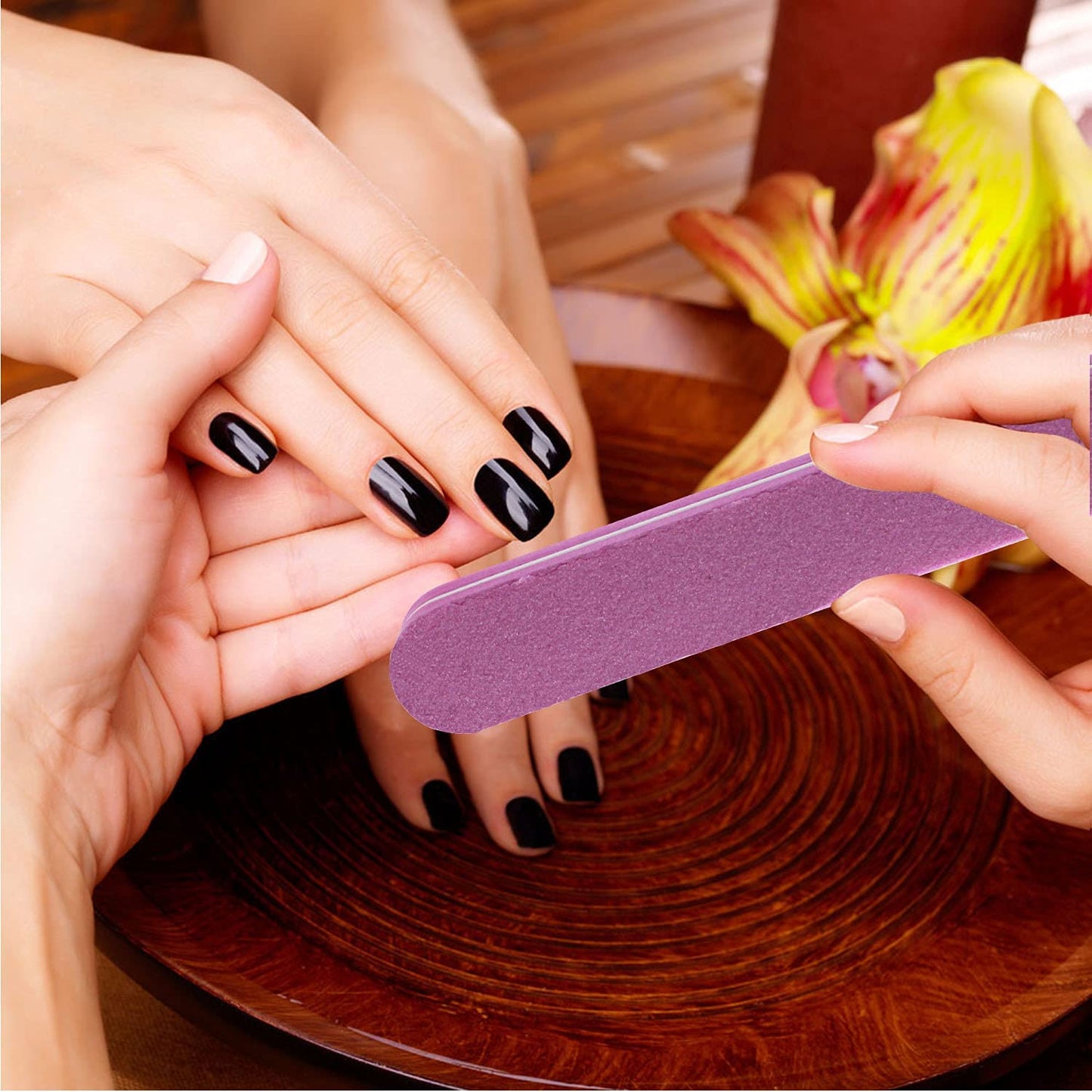 Nail Files and Buffers, 24 Pieces Manicure Tools Kit, Rectangular Nail Buffer Block and 100/180 & 80/100 Grit Nail File, 7 Way Nail File & Nail Polishing Buffer for Nail Care Health & Beauty > Personal Care > Cosmetics > Cosmetic Tools > Nail Tools Ourart