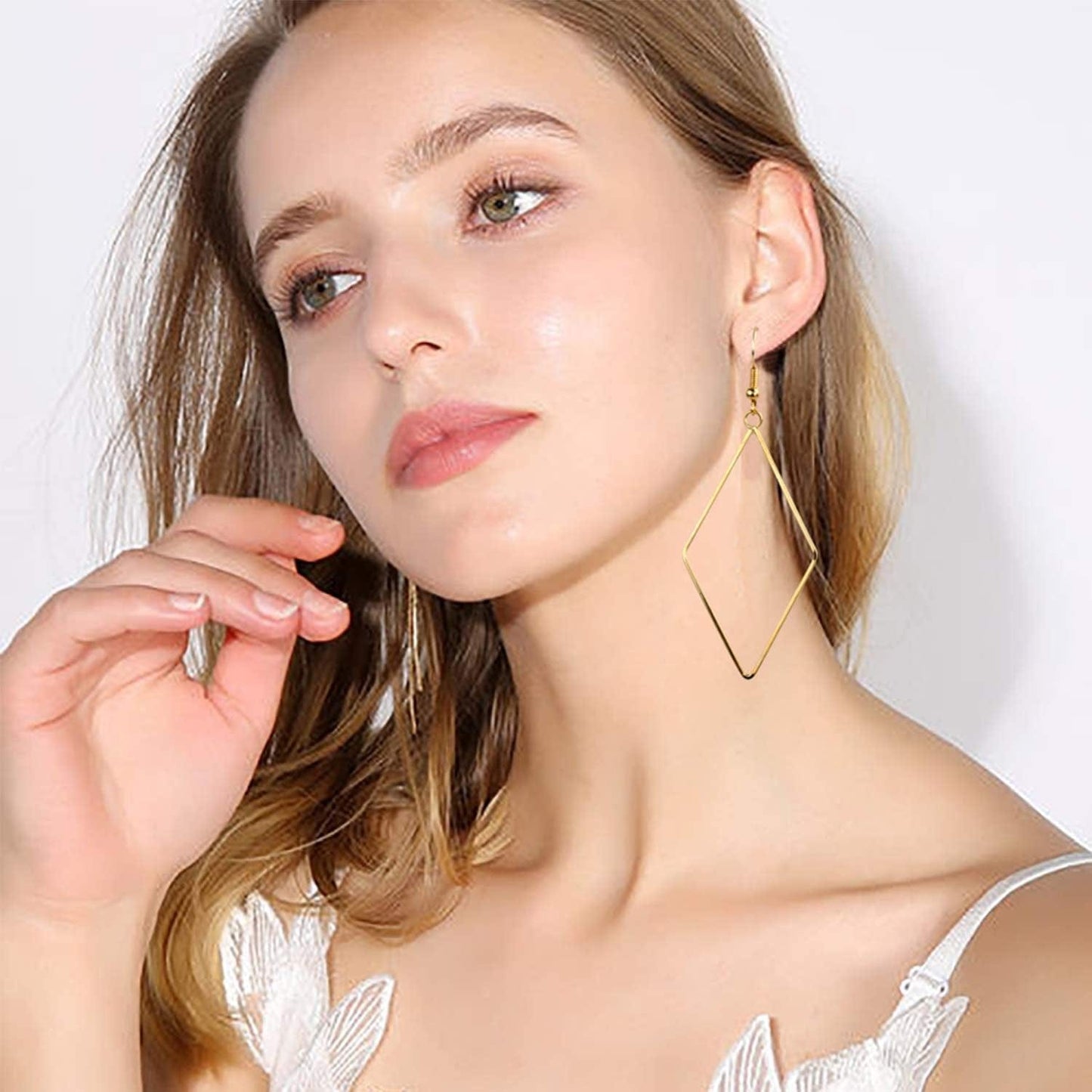 26/60/75 Pairs Fashion Earrings with Leopard Hoop Stud Jacket Earrings,Tassel Dangling Earrings for Women Girls Jewelry Valentine Birthday Party Gift