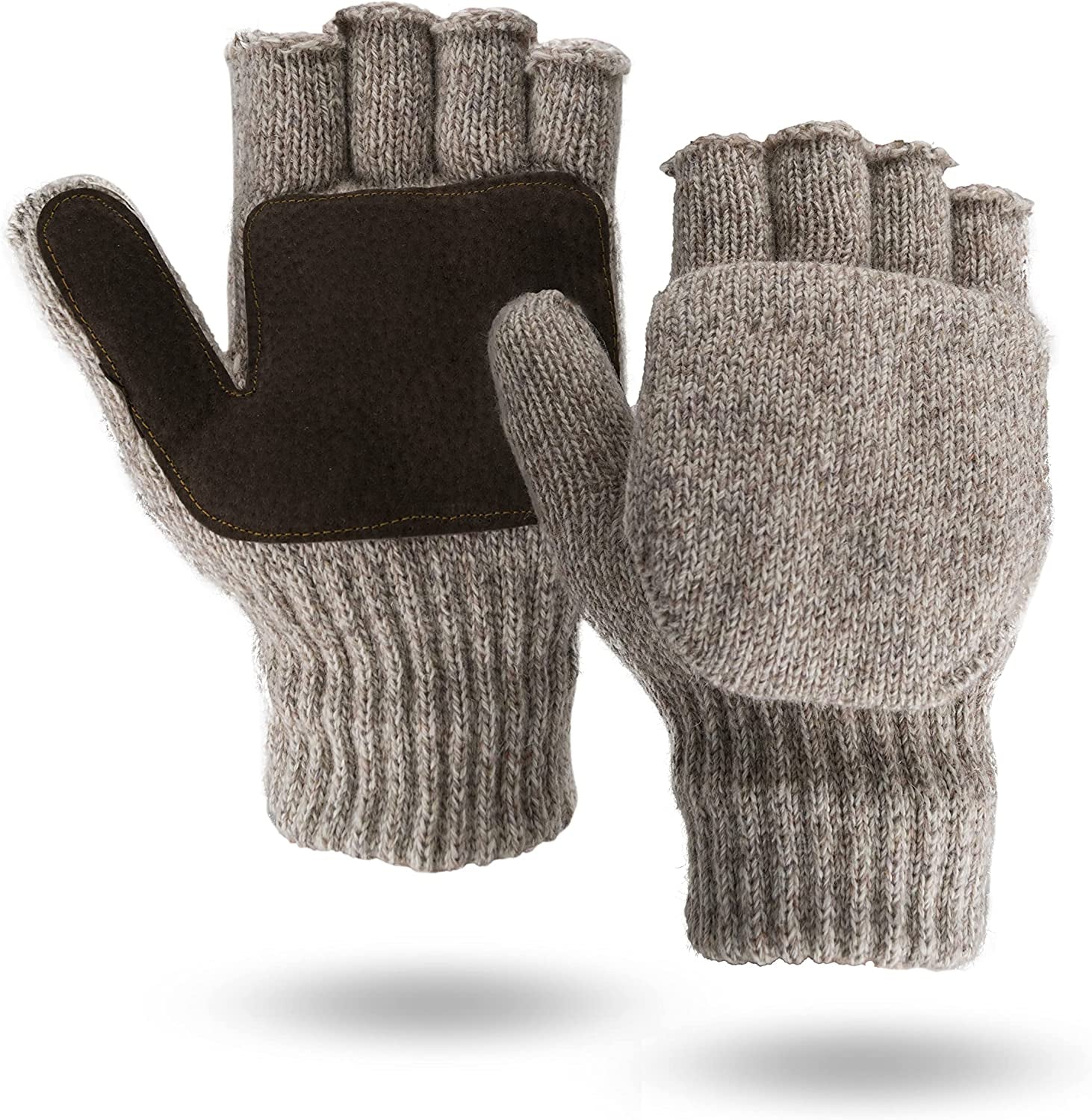 Illinois Glove Company 360 Rag Wool Glomitt Flip Mitten 3M Thinsulate Lined Tan Apparel & Accessories > Clothing Accessories > Gloves & Mittens Illinois Glove Company Tan Medium (Women's)