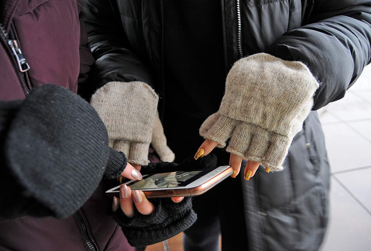 Illinois Glove Company 360 Rag Wool Glomitt Flip Mitten 3M Thinsulate Lined Tan Apparel & Accessories > Clothing Accessories > Gloves & Mittens Illinois Glove Company