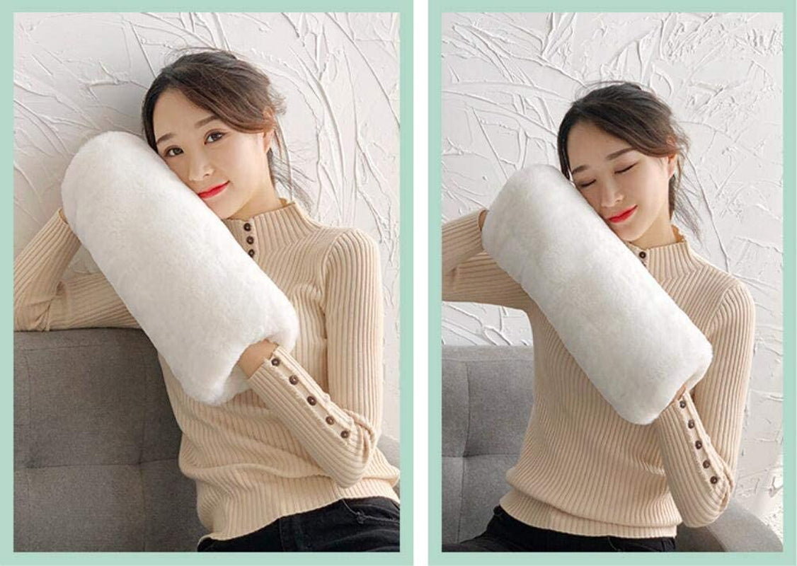Faux Fur Hand Muffs with Ionterior Pocket-Luxurious Faux Rabbit Mittens-Wrist Hand Warmer Gloves Can Keep Your Hand and Wrist Warm in Cold Season Compatible Girls Women Apparel & Accessories > Clothing Accessories > Gloves & Mittens VVS-eLife