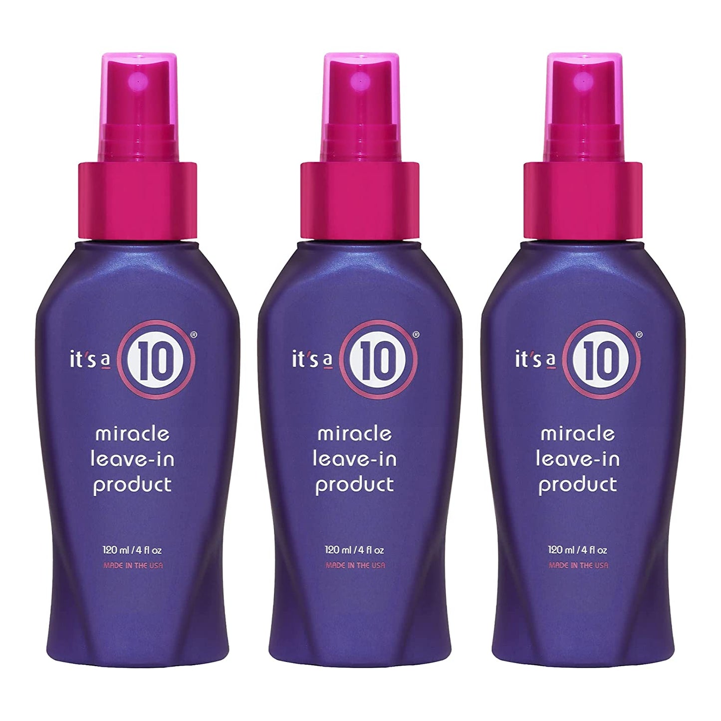 It'S a 10 Haircare Miracle Leave-In Product, 4 Fl. Oz. (Pack of 2) Health & Beauty > Personal Care > Hair Care It's a 10 Haircare 4 Fl Oz (Pack of 3)