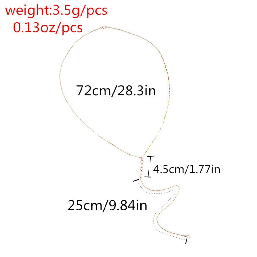 Edary Crystal Back Chain Sexy Beach Body Chain Harness Bikini Chain Fashion Body Jewelry Accessories for Women and Girls (Silver) Apparel & Accessories > Jewelry > Body Jewelry Edary