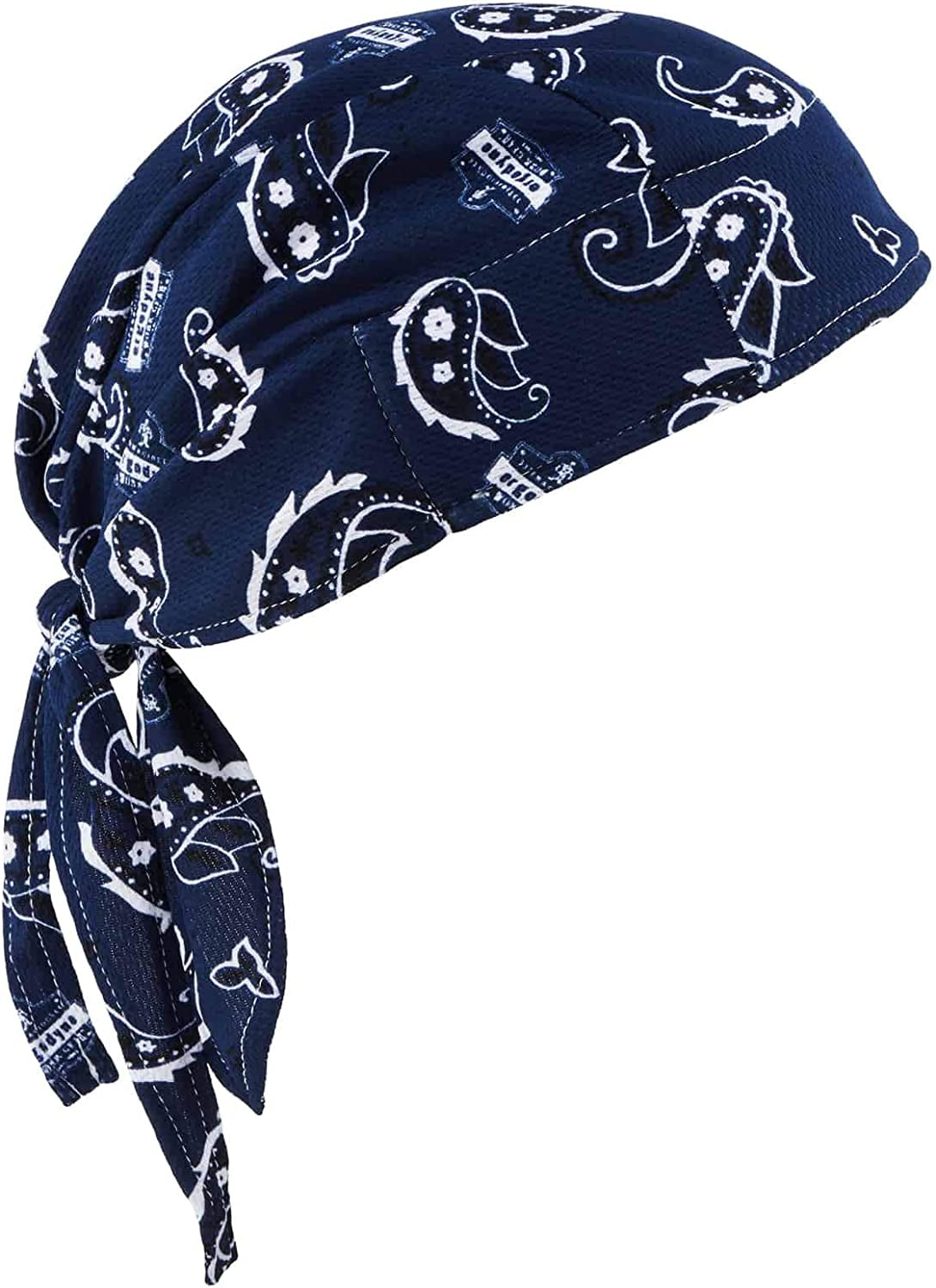 Ergodyne - 12480 Chill Its 6615 Dew Rag, Lined with Terry Cloth Sweatband, Sweat Wicking, Navy Western Apparel & Accessories > Clothing Accessories > Bandanas & Headties Ergodyne Navy Western