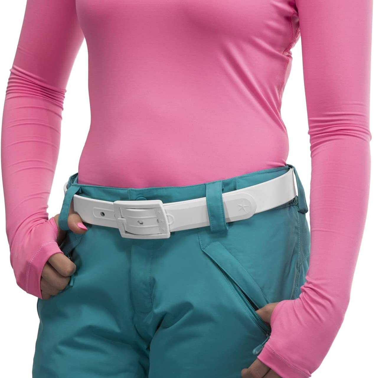 Weathertech Starbelt - Durable and Waterproof Recycled Material-(White/White) Apparel & Accessories > Clothing Accessories > Belts WeatherTech