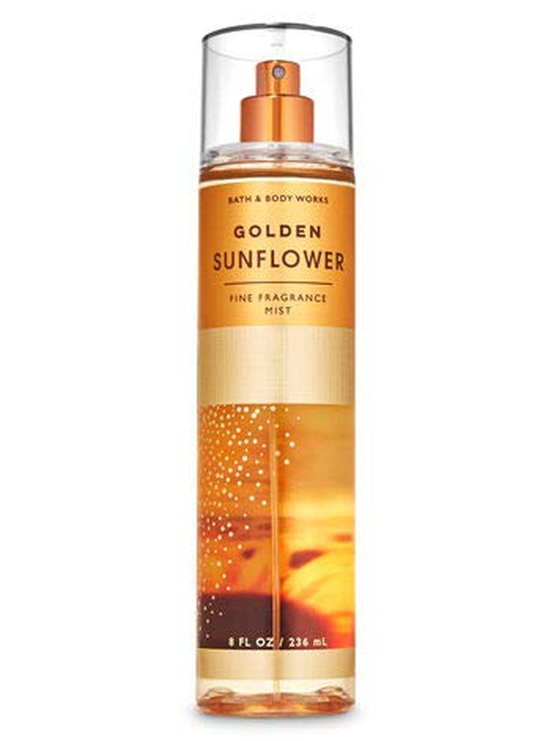 Bath and Body Works GOLDEN SUNFLOWER - Deluxe Gift Set Body Lotion - Body Cream - Fragrance Mist and Shower Gel - Full Size Health & Beauty > Personal Care > Cosmetics > Bath & Body Bath & Body Works