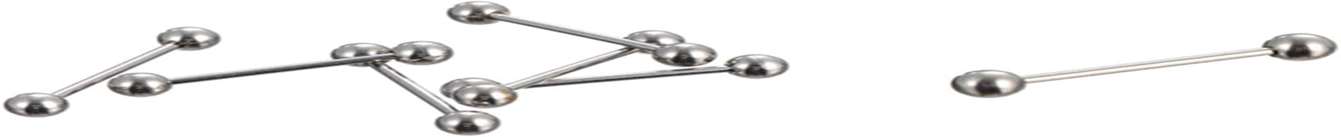 DEFLERS Body Piercing Jewelry Kit Titanium Steel Nose Rings Lip Tongue Tragus Cartilage Rings Hoop Studs Different Styles Apparel & Accessories > Jewelry > Rings Generic