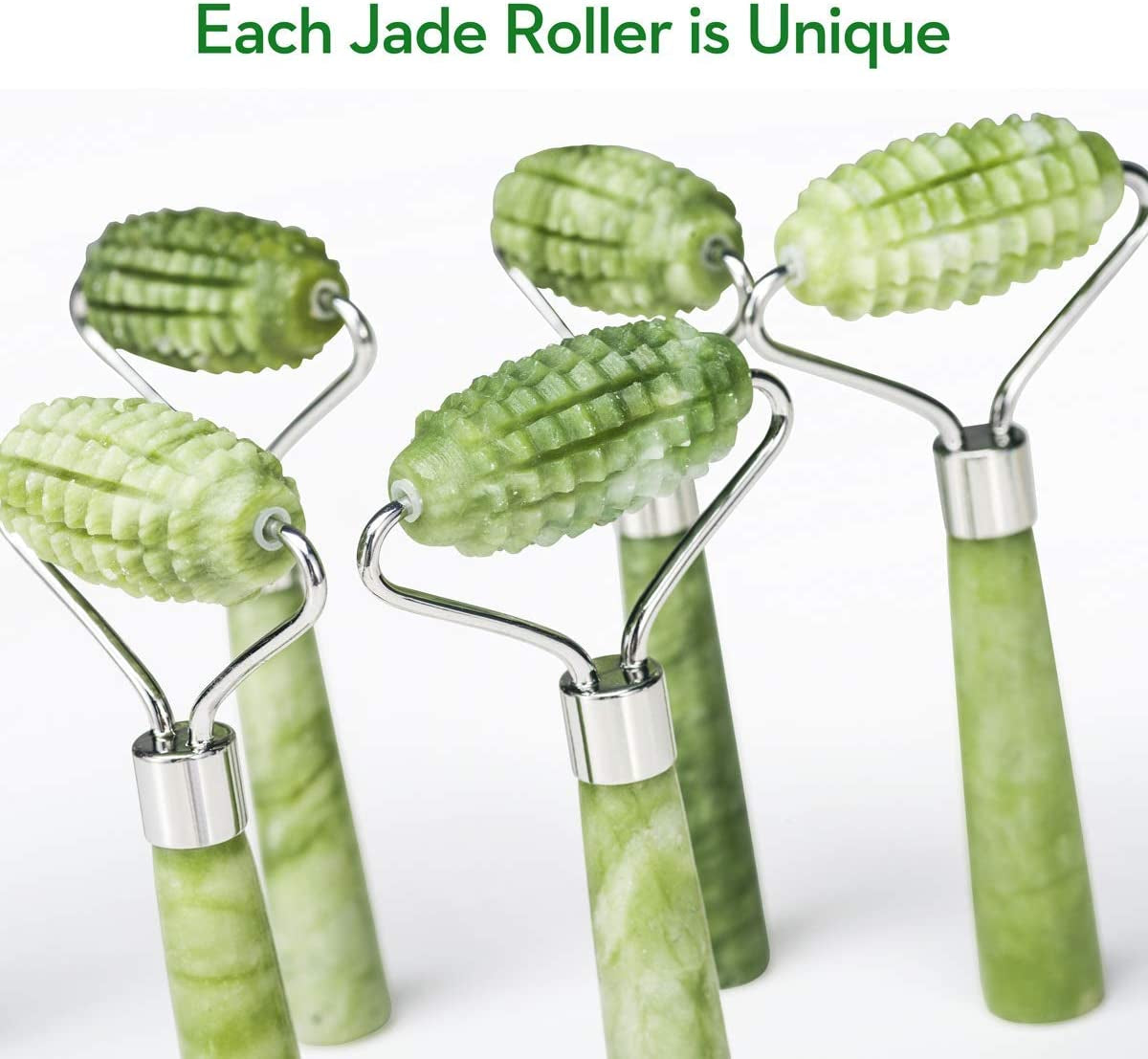 Kimkoo Jade Roller for Face-3 in 1 Kit with Facial Massager Tool,100% Real Natural Jade Stone Facial Roller anti Aging,Face Beauty Set for Eye Anti-Wrinkle Health & Beauty > Personal Care > Cosmetics > Cosmetic Tools > Skin Care Tools Kimkoo